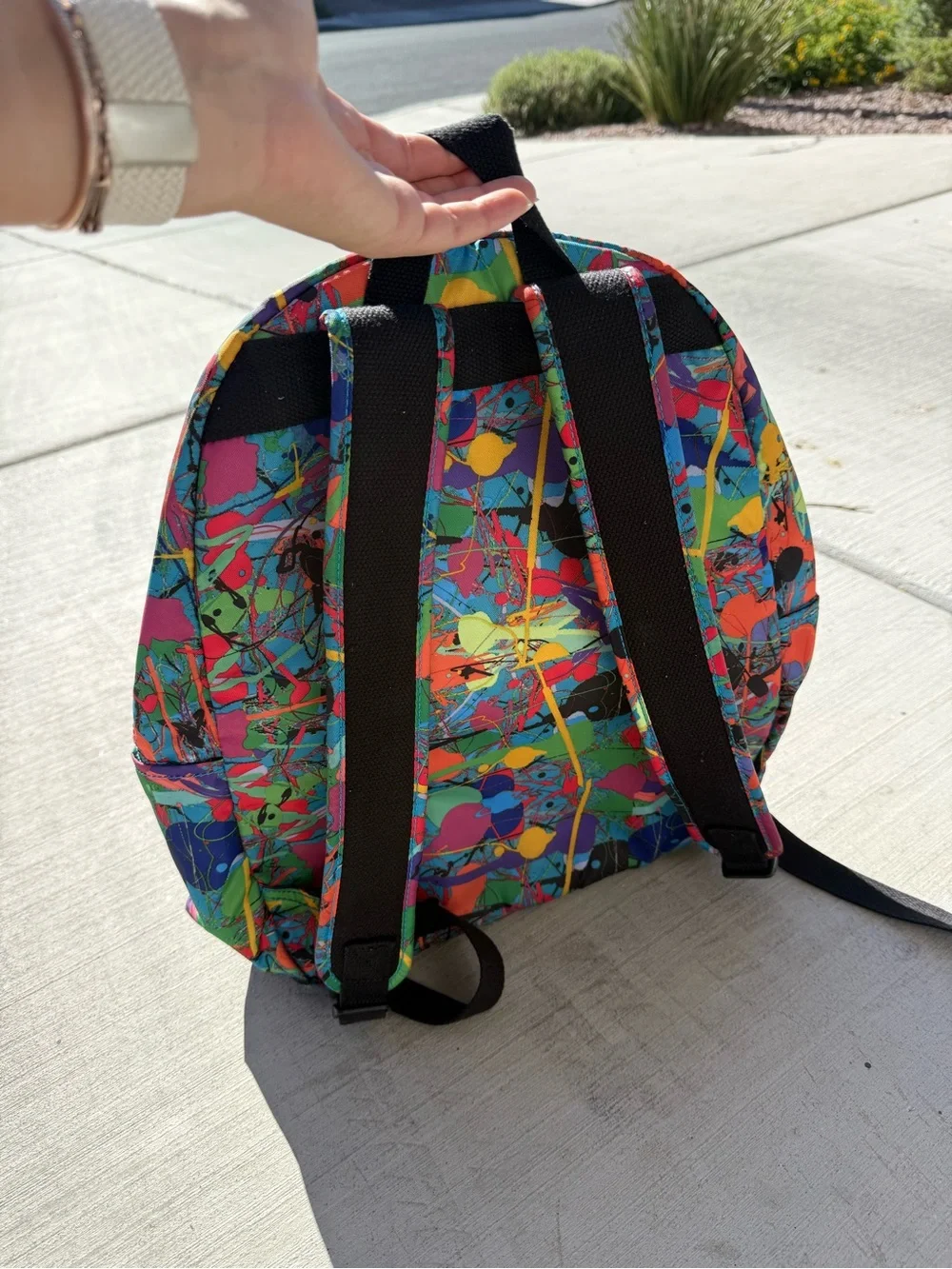 Kipling art party hike backpack